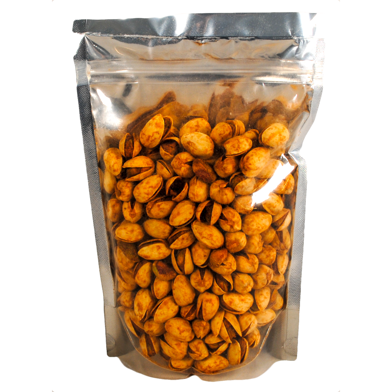 12 oz Red Chile Pistachios in Resealable Pouch